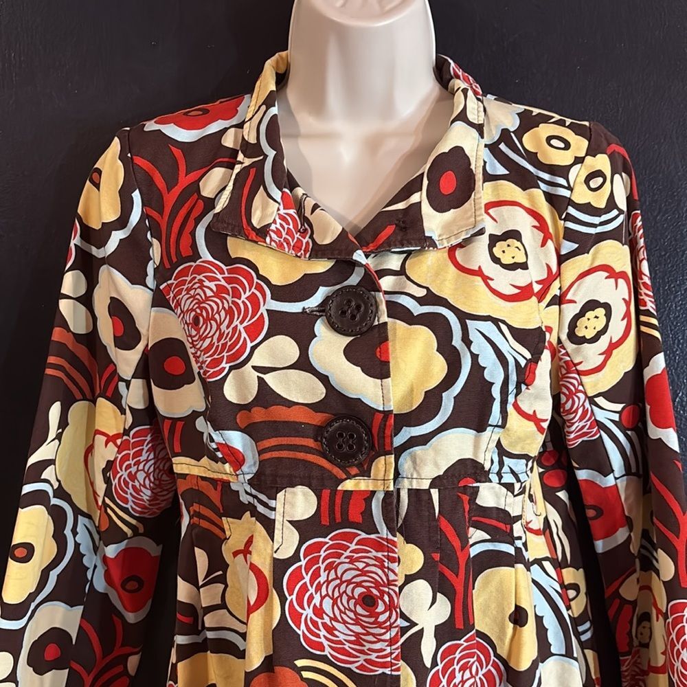 Ivy Jane Mod floral jacket. Sz small